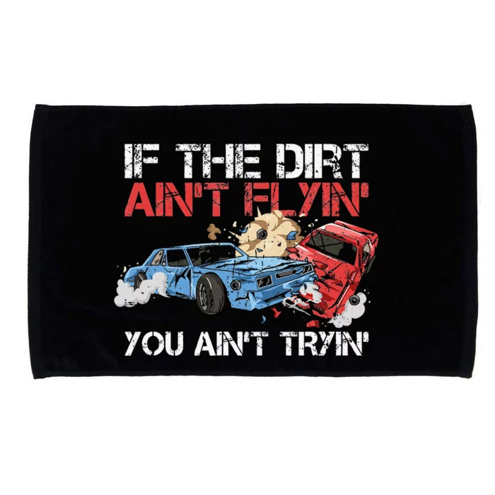 Demolition Derby Cars Quote for a Demolition Derby Driver Microfiber Hand Towel