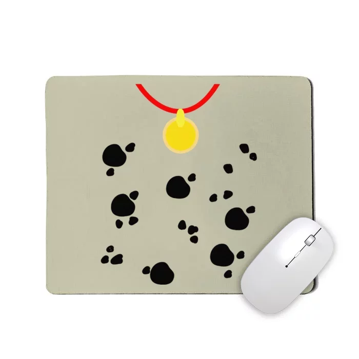 Dalmatian Dog Cute Halloween Costume Mousepad