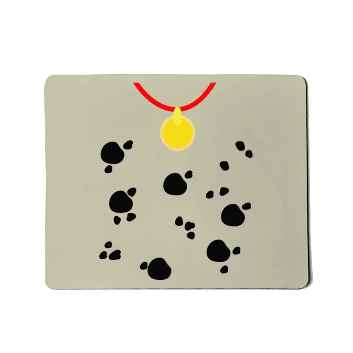 Dalmatian Dog Cute Halloween Costume Mousepad