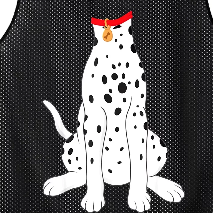 Dalmatian Dalmatian Costume Mesh Reversible Basketball Jersey Tank