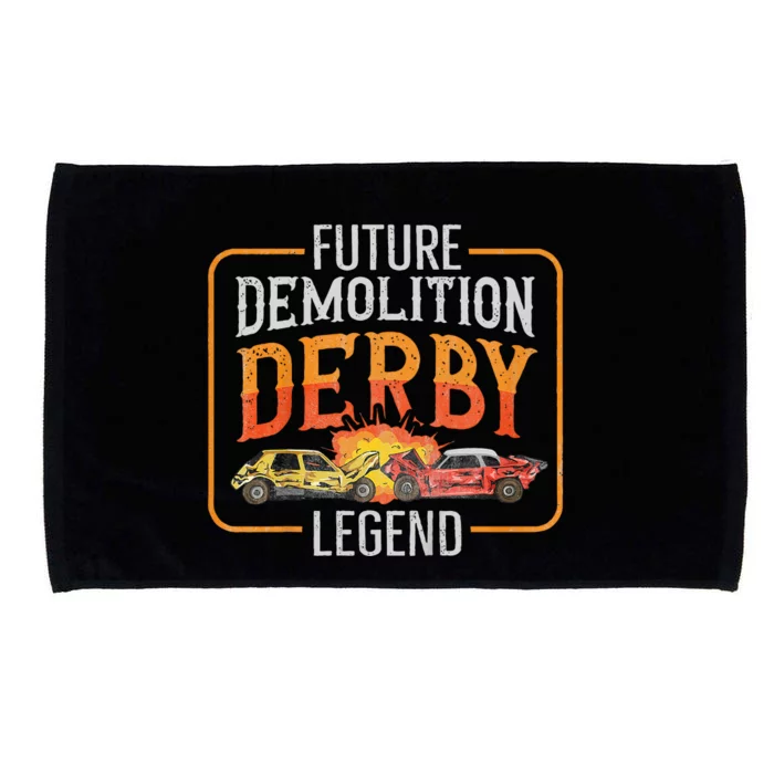 Demolition Derby Cars Quote For A Future Demo Derby Driver Microfiber Hand Towel