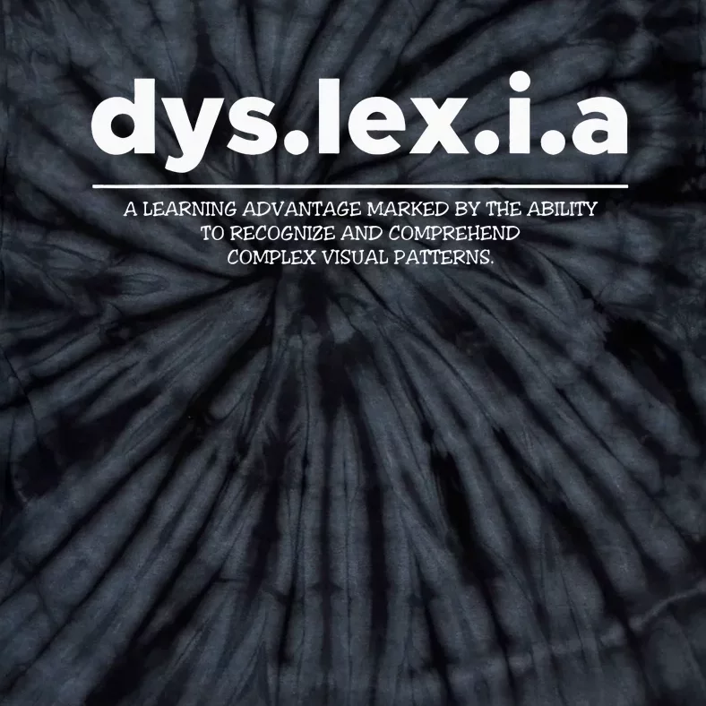 Dyslexia Definition Tie-Dye T-Shirt