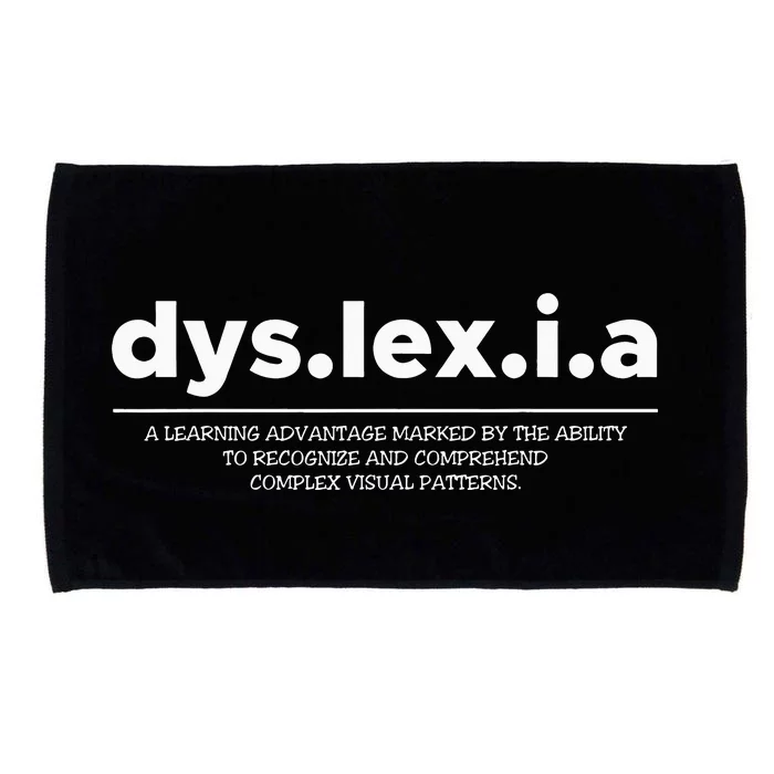 Dyslexia Definition Microfiber Hand Towel