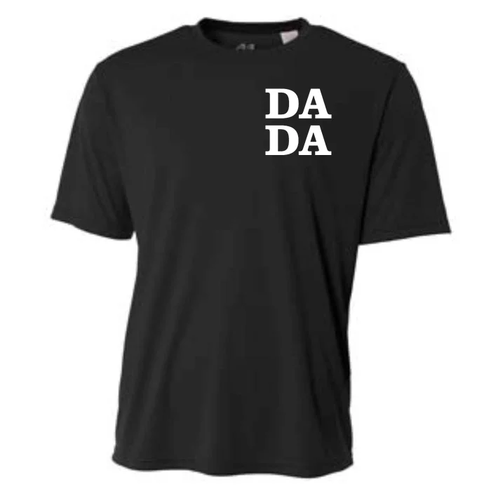 Da Da Dad Pocket Logo Fathers Day Cooling Performance Crew T-Shirt