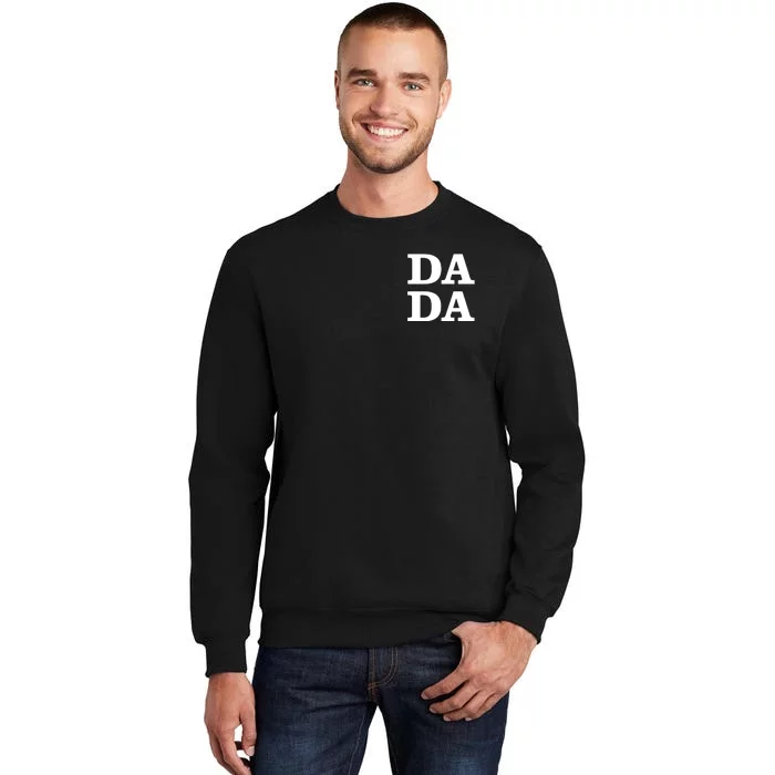 Da Da Dad Pocket Logo Fathers Day Sweatshirt