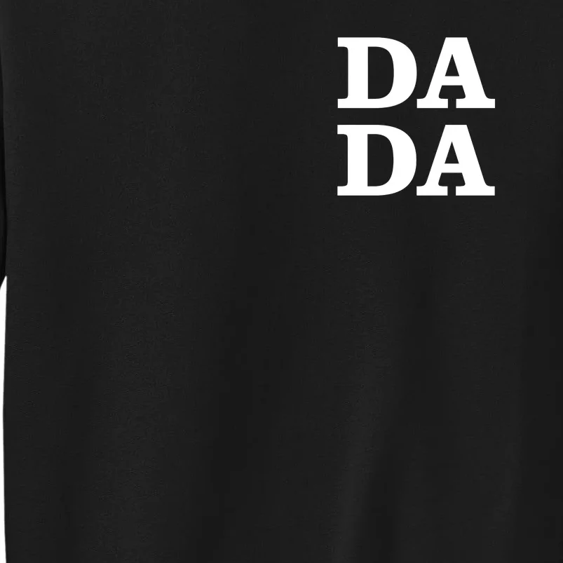 Da Da Dad Pocket Logo Fathers Day Sweatshirt