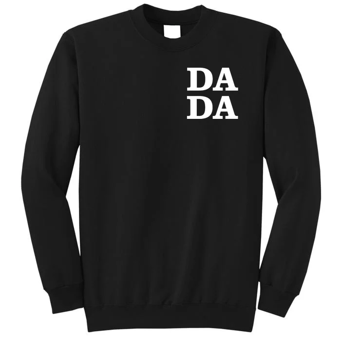 Da Da Dad Pocket Logo Fathers Day Sweatshirt