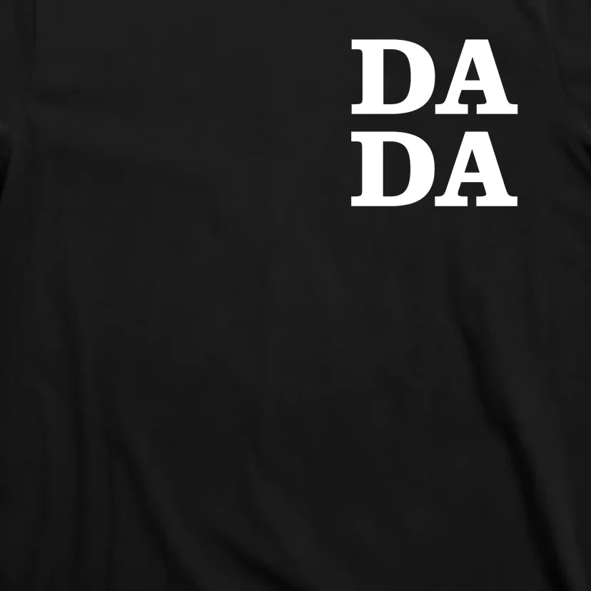 Da Da Dad Pocket Logo Fathers Day T-Shirt