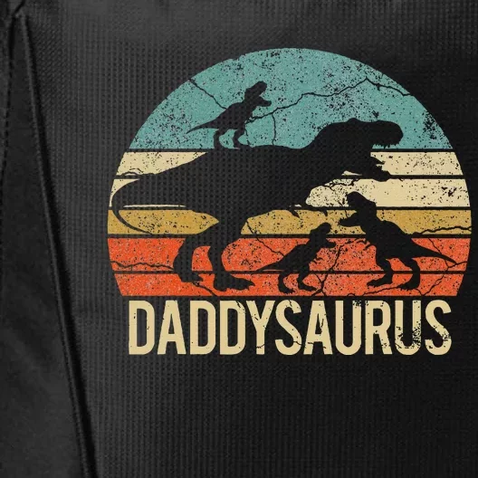 Daddy Dinosaur Daddysaurus 3 Three Xmas Christmas Gift City Backpack