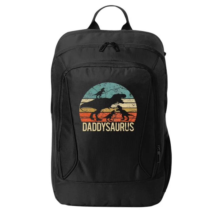 Daddy Dinosaur Daddysaurus 3 Three Xmas Christmas Gift City Backpack