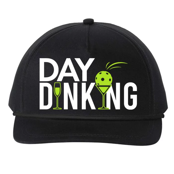 Day Dinking Drinking Pickleball Snapback Five-Panel Rope Hat