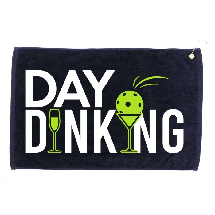 Day Dinking Drinking Pickleball Grommeted Golf Towel