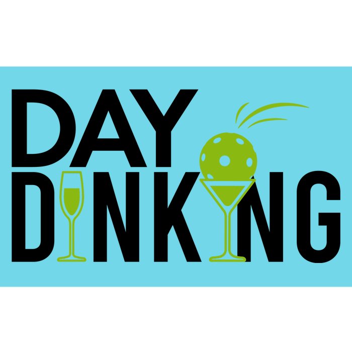 Day Dinking Drinking Pickleball Bumper Sticker