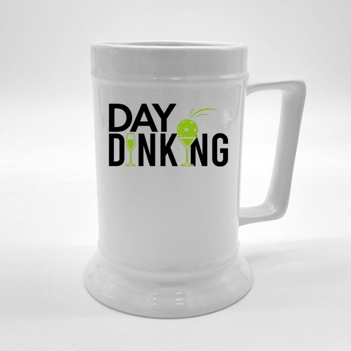 Day Dinking Drinking Pickleball Front & Back Beer Stein