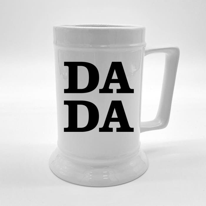 Da Da Dad Funny Fathers Day Front & Back Beer Stein