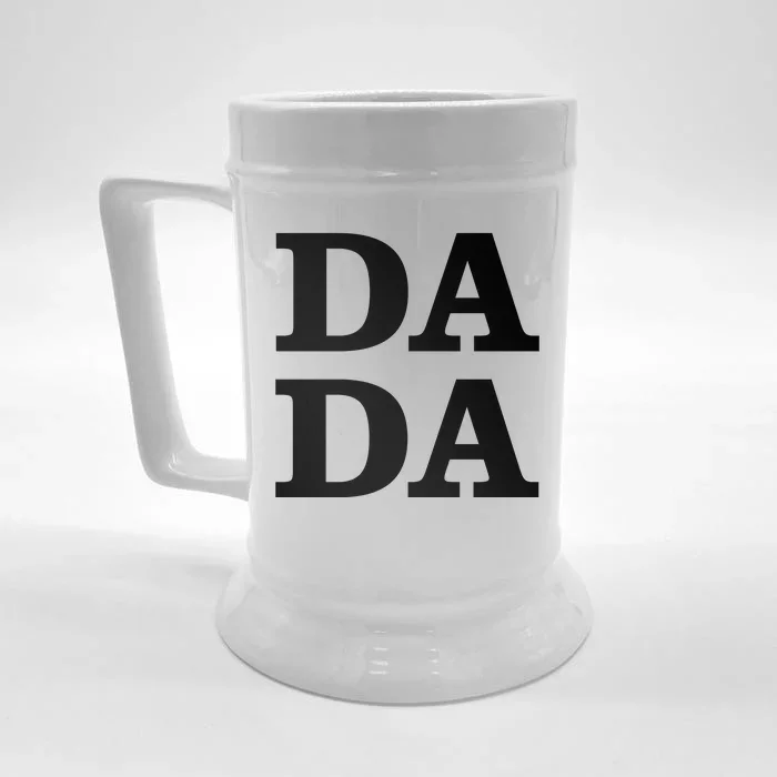 Da Da Dad Funny Fathers Day Front & Back Beer Stein