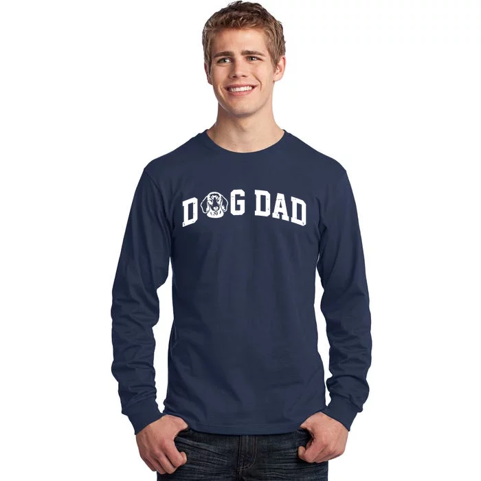 Dog Dad Dachshund Gift For Dad Tall Long Sleeve T-Shirt