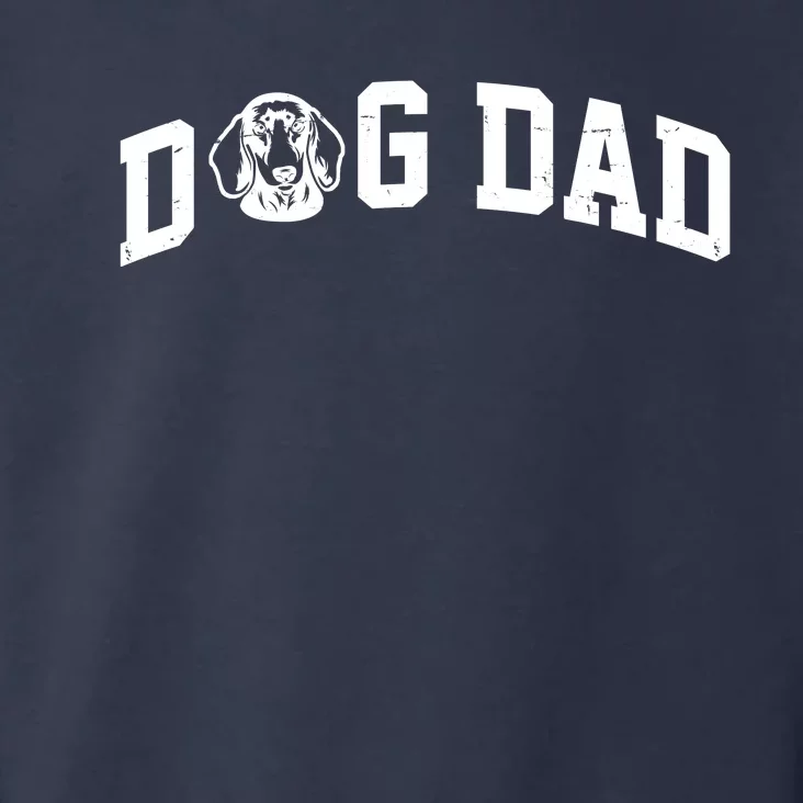 Dog Dad Dachshund Gift For Dad Toddler Hoodie