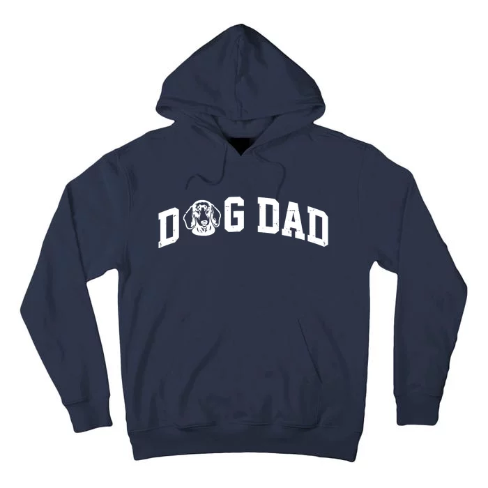 Dog Dad Dachshund Gift For Dad Tall Hoodie