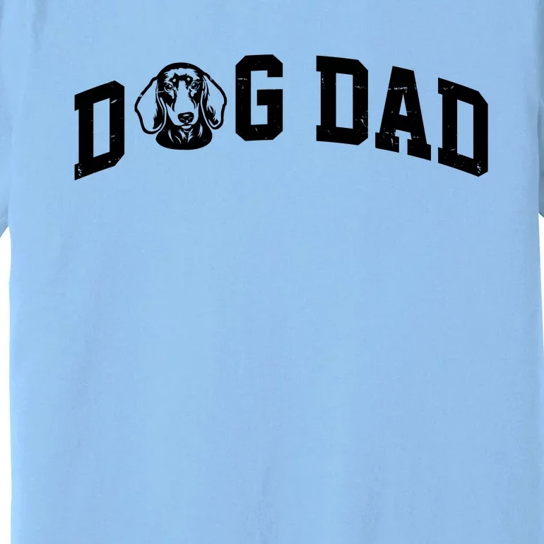 Dog Dad Dachshund Gift For Dad Premium T-Shirt