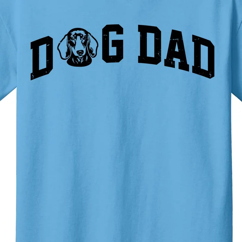 Dog Dad Dachshund Gift For Dad Kids T-Shirt