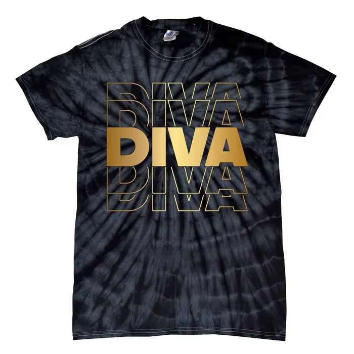 Diva Diva Diva Tie-Dye T-Shirt