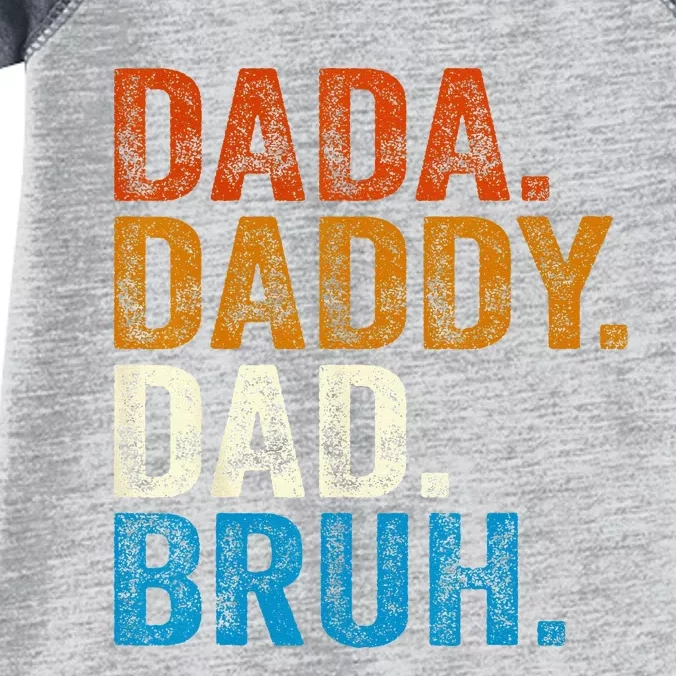 Dada Daddy Dad Bruh Infant Baby Jersey Bodysuit