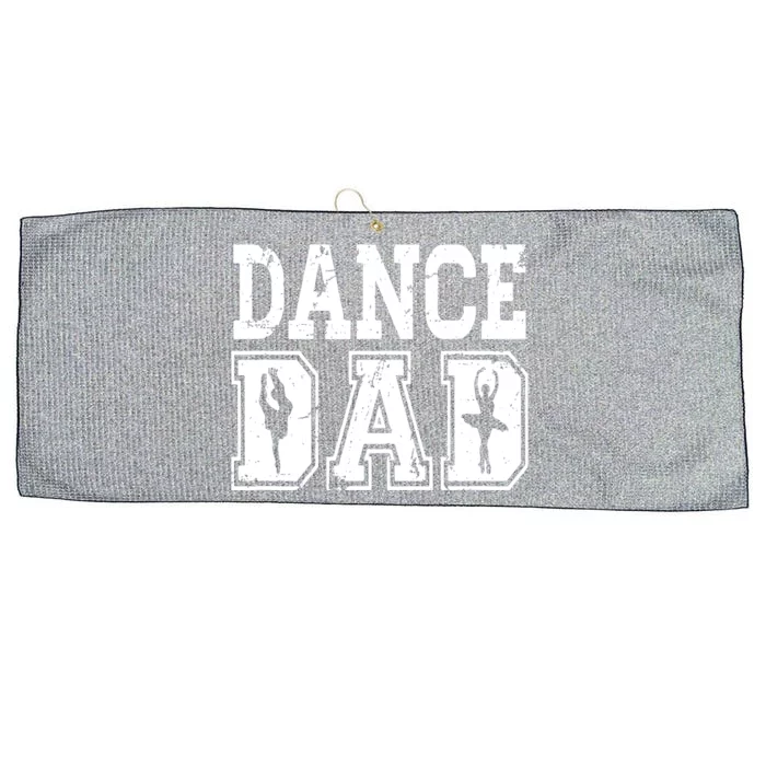 Distressed Dance Dad Ballet Great Gift For Men Large Microfiber Waffle Golf Towel