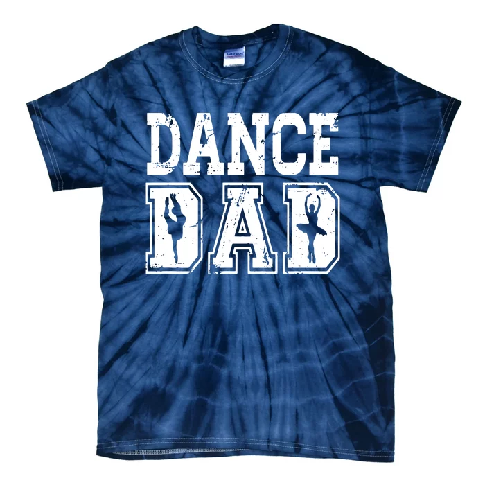 Distressed Dance Dad Ballet Great Gift For Men Tie-Dye T-Shirt