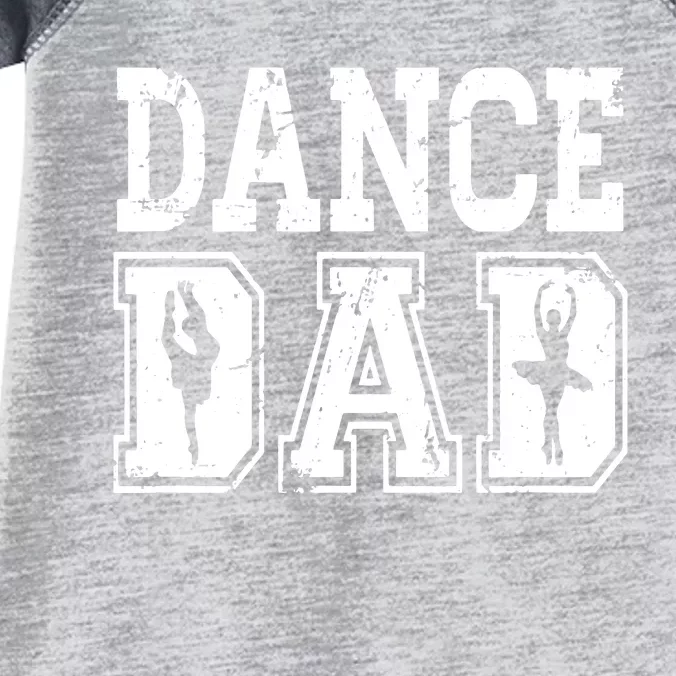 Distressed Dance Dad Ballet Great Gift For Men Infant Baby Jersey Bodysuit