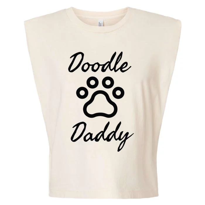 Dog Dad Doodle Daddy Dog Garment-Dyed Women's Muscle Tee