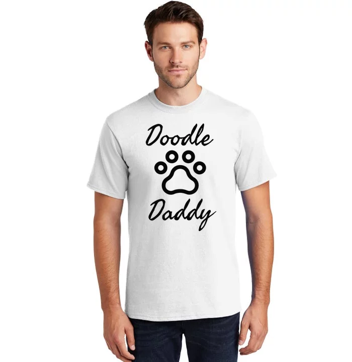 Dog Dad Doodle Daddy Dog Tall T-Shirt