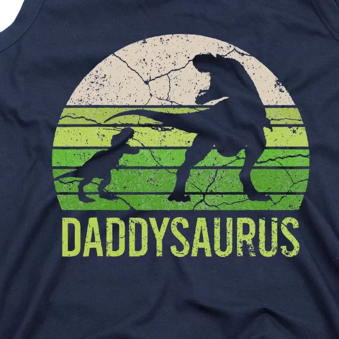 Daddy Dinosaur Daddysaurus 1 Xmas Gift Father Day Gift Tank Top