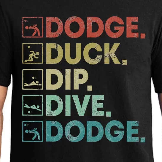 Dodge Duck Dip Dive Dodge Gaga Ball Kit Dodgeball Game Pajama Set