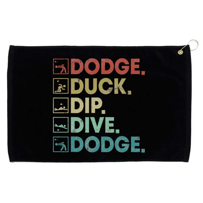 Dodge Duck Dip Dive Dodge Gaga Ball Kit Dodgeball Game Grommeted Golf Towel