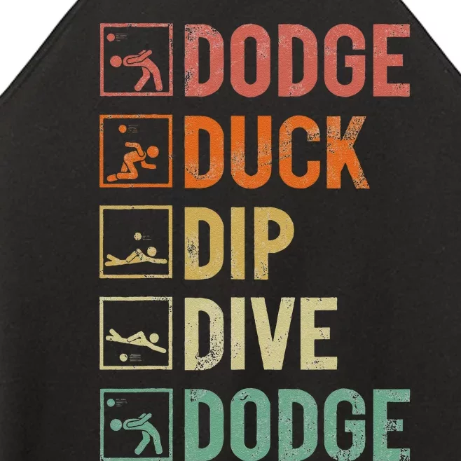 Dodge Duck Dip Dive Dodge Gaga Ball Kit Dodgeball Game Women’s Perfect Tri Rocker Tank