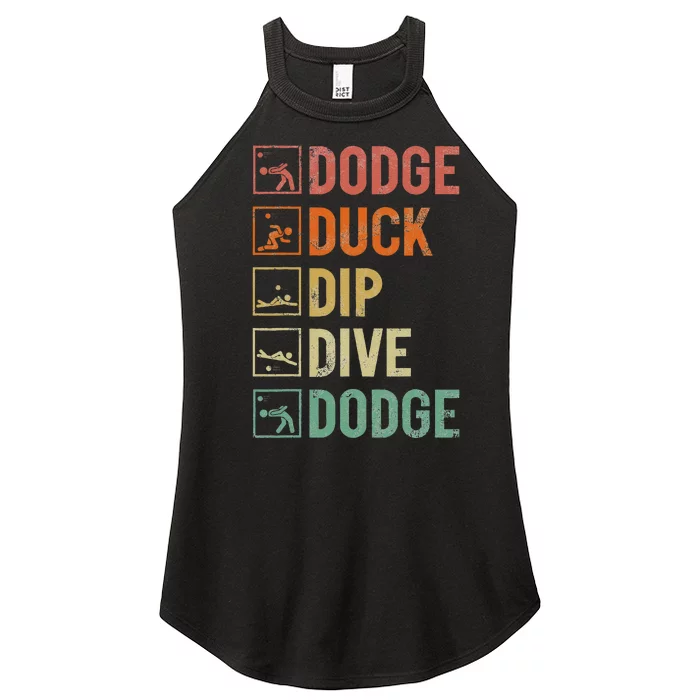 Dodge Duck Dip Dive Dodge Gaga Ball Kit Dodgeball Game Women’s Perfect Tri Rocker Tank