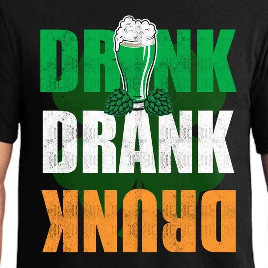 Drink Drank Drunk St. Paddy's Drink Drank Drunk St. Patrick's Day Pajama Set