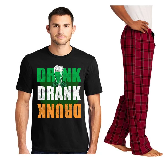 Drink Drank Drunk St. Paddy's Drink Drank Drunk St. Patrick's Day Pajama Set