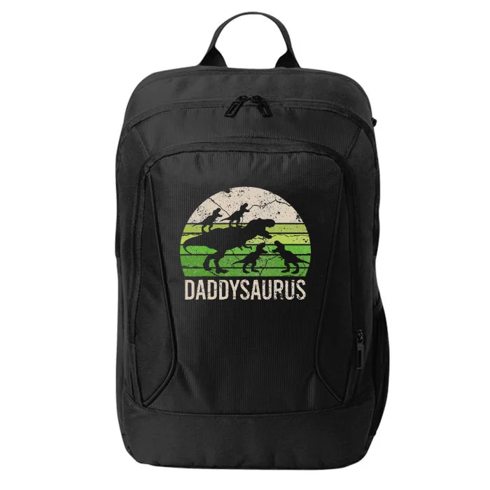 Daddy Dinosaur Daddysaurus 4 Fathers Day City Backpack