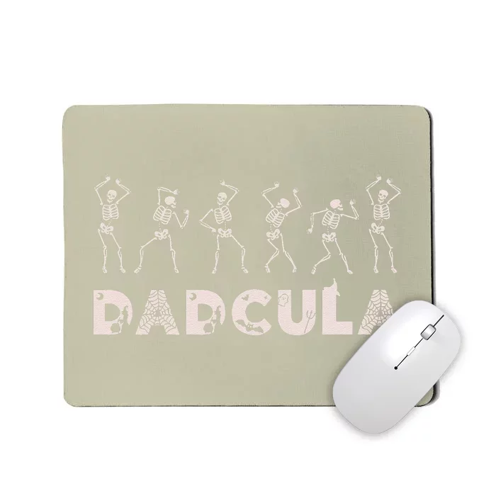 Dad Daddy Dracula Spooky Outfit For Halloween Distressed Mousepad