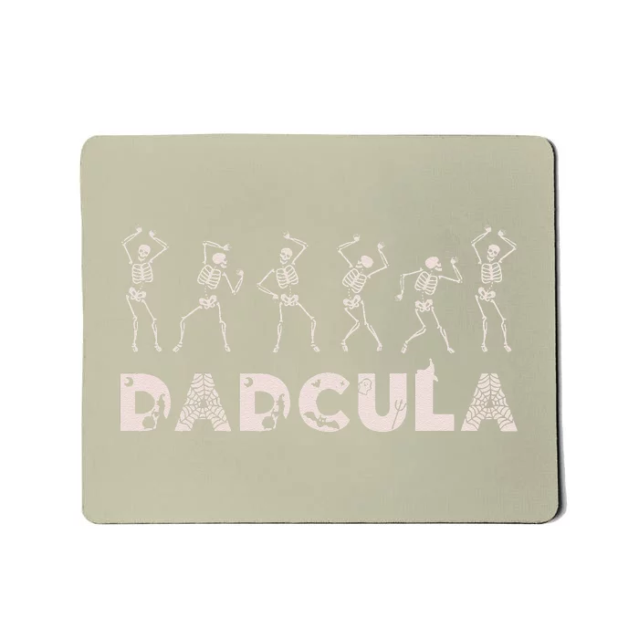 Dad Daddy Dracula Spooky Outfit For Halloween Distressed Mousepad