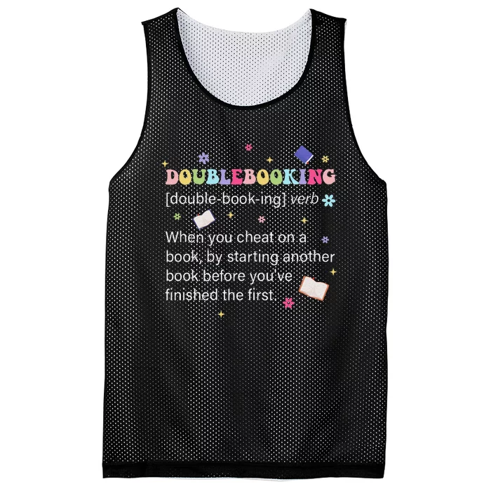 Doublebooking [Doublebooking] Double Booking Bookish Lover Mesh Reversible Basketball Jersey Tank