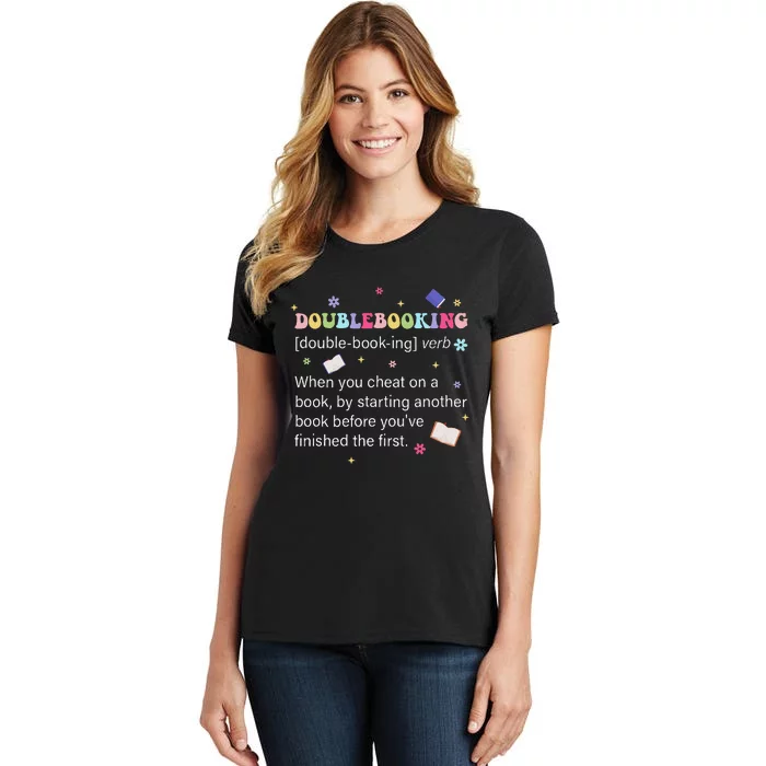 Doublebooking [Doublebooking] Double Booking Bookish Lover Women's T-Shirt