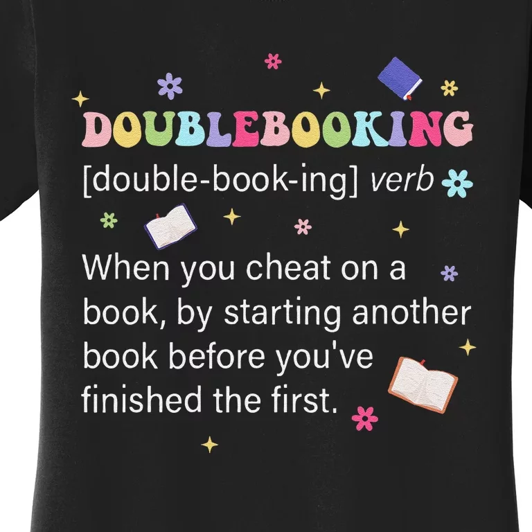 Doublebooking [Doublebooking] Double Booking Bookish Lover Women's T-Shirt