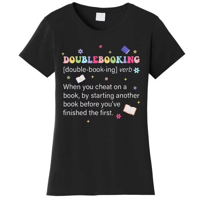 Doublebooking [Doublebooking] Double Booking Bookish Lover Women's T-Shirt