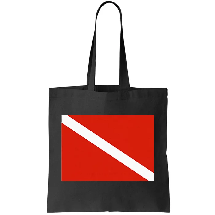 Diver Down Dive Flag Scuba Diving Flag Tote Bag