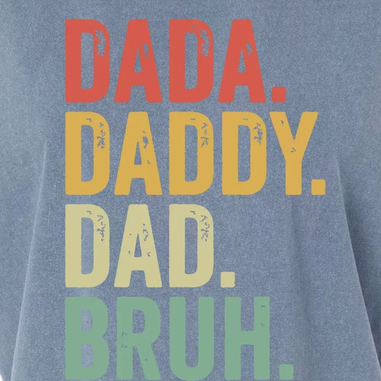 Dada Daddy Dad Bruh Garment-Dyed Women's Muscle Tee