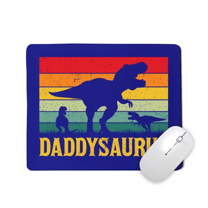 Daddy Dinosaur Daddysaurus 2 Two FatherS Day Gift Dad Gift Mousepad