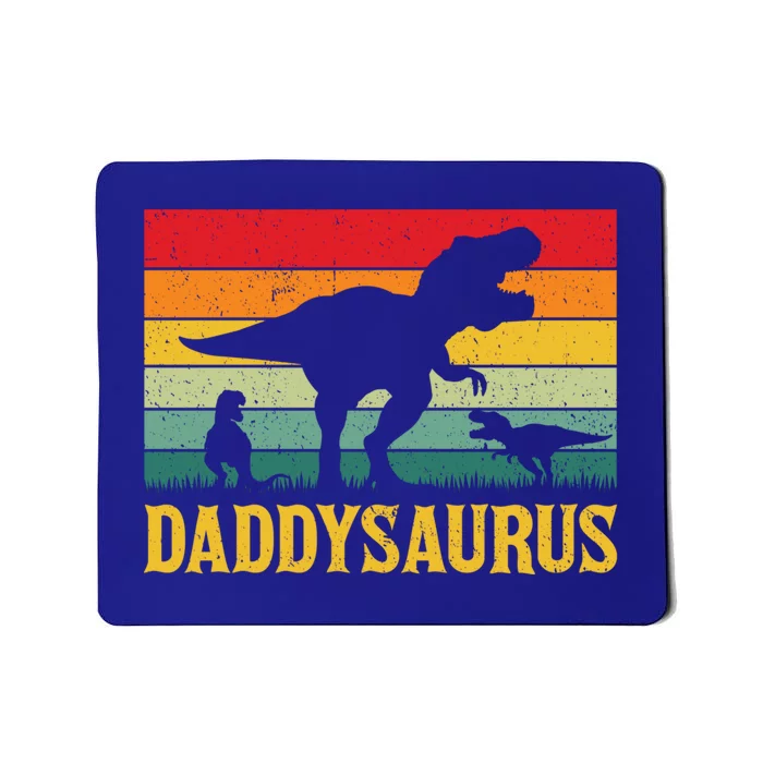 Daddy Dinosaur Daddysaurus 2 Two FatherS Day Gift Dad Gift Mousepad